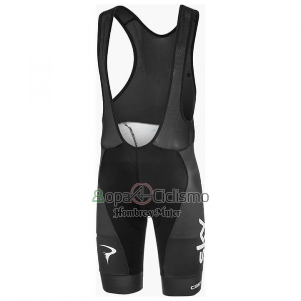 Sky Ropa Ciclismo Culotte Corto 2018 Mangas Cortas Azul Blanco